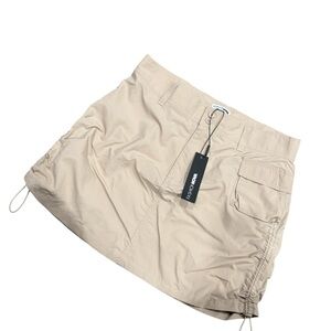 Fashion Nova Tan Mini Skirt